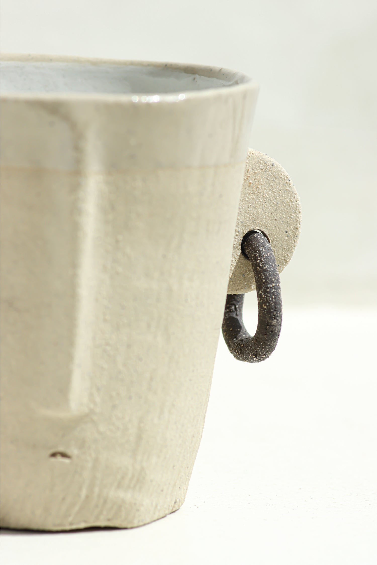 A Cycladic Art Mug in details.